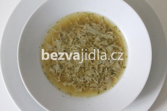 česneková polévka